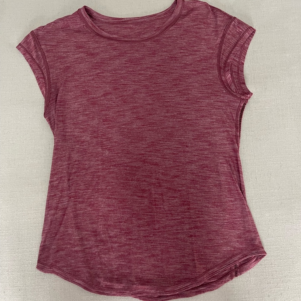 Red Lululemon shirt